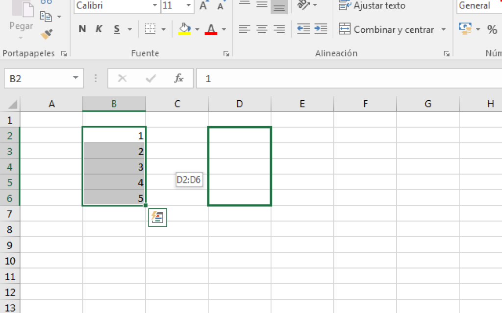 Copiar El Mismo Valor En Varias Celdas Excel